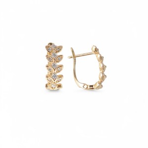 18k Gold Plated Earrings – Delicate Gift for Her-Earrings-Jewelry for women