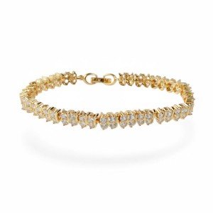 Glamorous 18k Gold Bracelet – Birthday Gift for Women-Bracelets-Jewelry for women