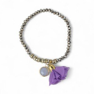 Natural Glass Beads Bracelet: A Beautiful Birthday Surprise-Bracelets-Jewelry for women