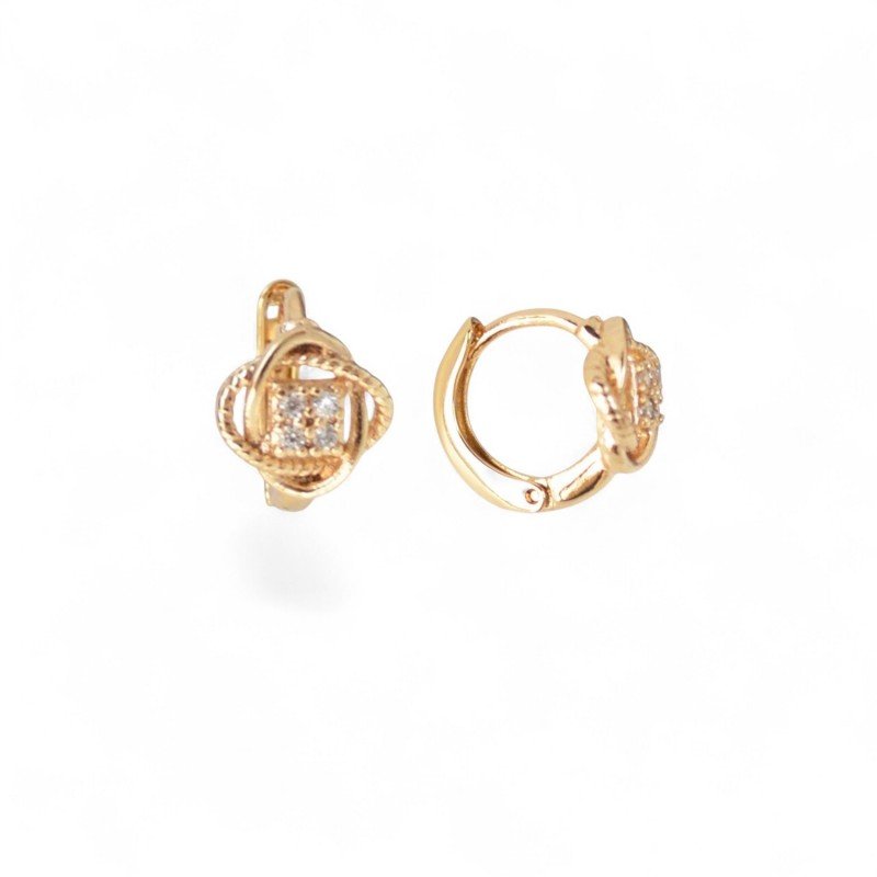 18k Gold Plated Earrings – Classic Style Earrings