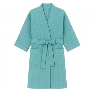 Medvilninis chalatas „Lėtas rytas“ – dovanos idėja Kalėdoms-Drabužiai moterims ir vyrams-GOWEHA