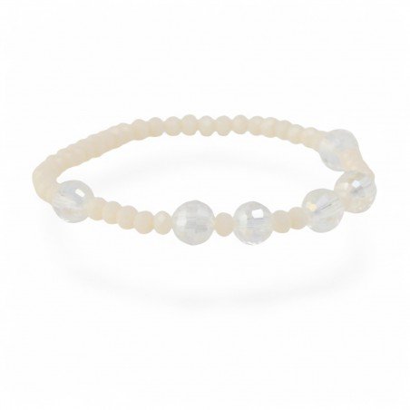 Classic Beaded Glass Bracelet – Women’s Elegant Jewelry-Bracelets-Jewelry for women