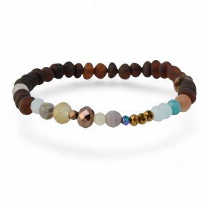 Delicate Natural Stone Bead Bracelet – Women’s Gift