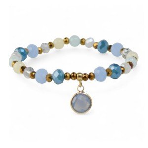Boho Style Natural Stone Bracelet – Gift for Women