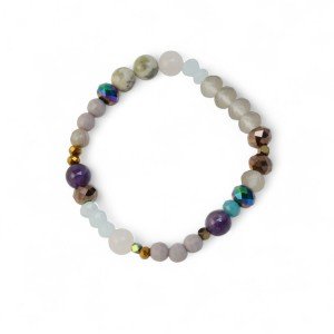 Elegant Natural Gemstone Bead Bracelet – Gift for Her-Bracelets-Jewelry for women