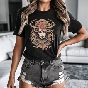 Unikalūs marškinėliai su dizainu moterims dovanos idėja-Drabužiai moterims ir vyrams-GOWEHA