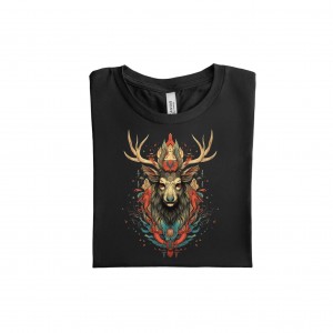 Juodi marškinėliai su komfortu ir stiliumi kasdienai-Drabužiai moterims ir vyrams-GOWEHA