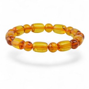 Luxurious Baltic Amber Bracelet for Her Special Day