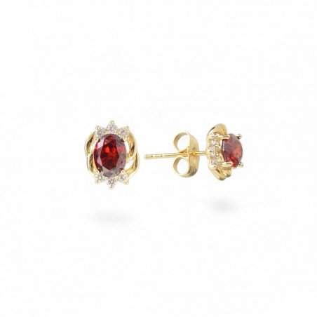 Blizgūs auskarai – 18k gold plated dizainas-Auskarai-Papuošalai moterims internetu