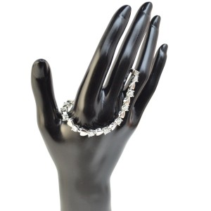 Exclusive Silver Plated Bracelet – Perfect for Anniversaries-Bracelets-Jewelry for women