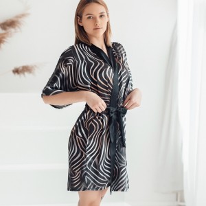 Šilkiniai kimono chalatai moterims idealiai tinka dovanai-Drabužiai moterims ir vyrams-GOWEHA