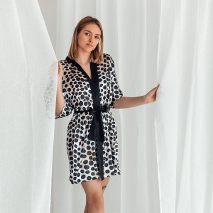 Minkšti trumpi chalatai maloniai šildo po dušo-Drabužiai moterims ir vyrams-GOWEHA