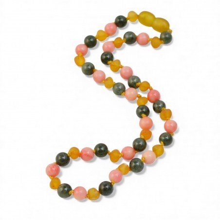 Baltic amber necklace for child - cute gift idea for any occasion-Necklaces-Jewelry for women