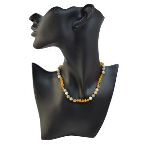 Amber necklace for a child - gift for any holiday or occasion-Necklaces-Jewelry for women