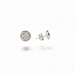 Stud Silver Plated Earrings – Romantic Gift for Her-Earrings-Jewelry for women