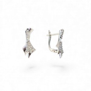 Silver Plated Earrings for Women – Modern Design