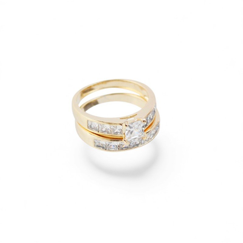 18K Gold Ring – Mom’s Anniversary Gift-Rings-Jewelry for women