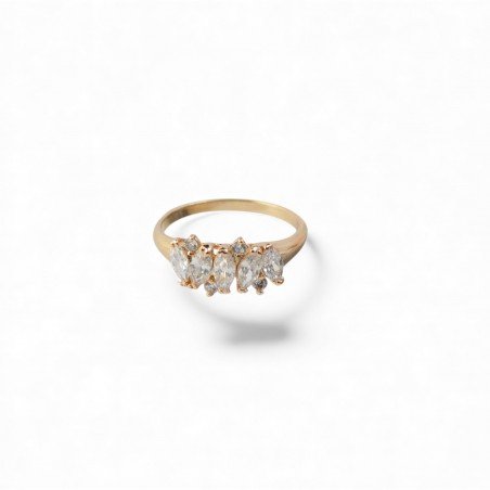 18K Gold Plated Ring – Elegant Keepsake for Her-Rings-Jewelry for women