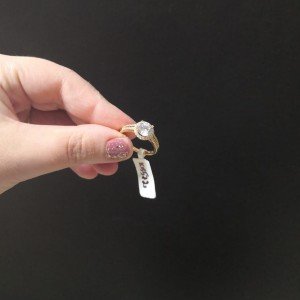 18K Gold Plated Ring – Mom Anniversary Gift Idea-Rings-Jewelry for women