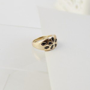 18K Gold Plated Ring – Elegant Birthday Gift for Her-Rings-Jewelry for women