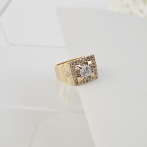 18K Gold Ring – Birthday Gift for Mom-Rings-Jewelry for women