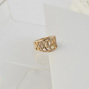 18K Gold Plated Ring – Elegant Birthday Gift for Her-Rings-Jewelry for women