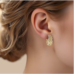 Medicininio metalo auskarai Dovana Kiekvienai Merginai-Earrings-Jewelry for women
