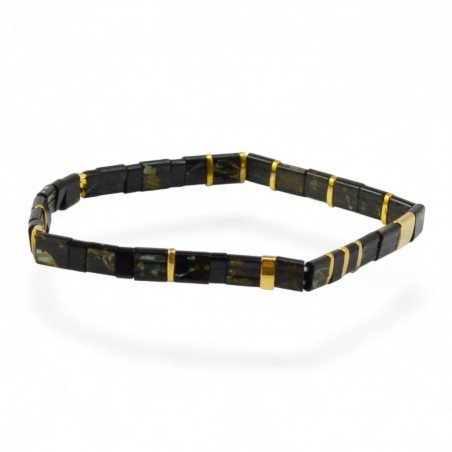 Miyuki Bead Bracelet with Black Tones Combination-Bracelets-Jewelry for women