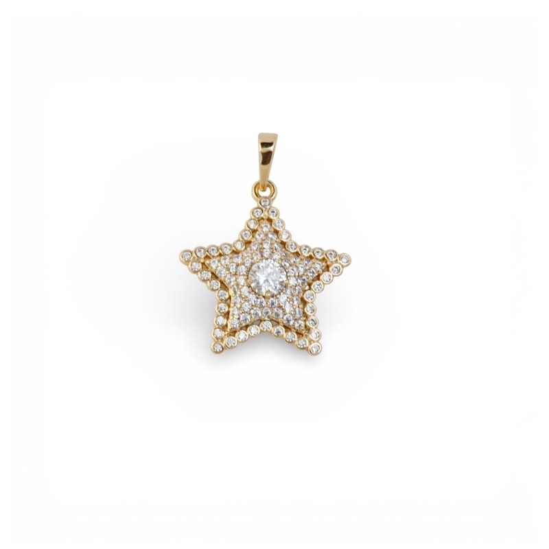 Minimalist 18K Gold Pendant – Jewelry Gift for Women-Pendants-Jewelry for women