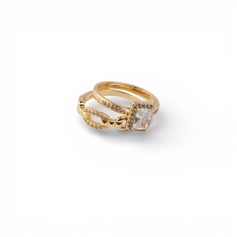 18K Gold Ring – Elegant Keepsake for Her-Rings-Jewelry for women