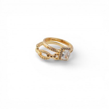18K Gold Ring – Elegant Keepsake for Her-Rings-Jewelry for women