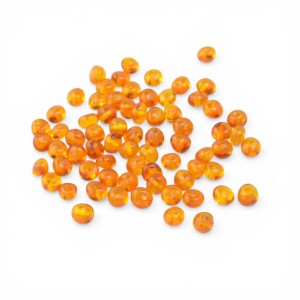 Baroque Baltic amber beads for jewelry making 70 pcs-Baltic Amber beads-Beads