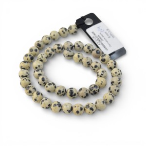 Karoliukai juvelyrikos gamybai Jaspis 8 mm 1 gija-Akmeniniai karoliukai-Karoliukai