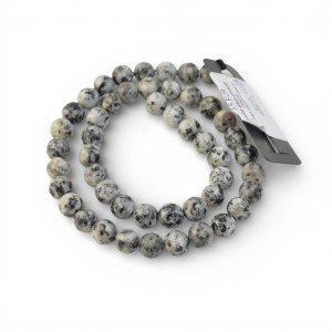 Gemstone beads - Hobby supplies - Jasper 8mm 1 strand-Gemstone beads-Beads