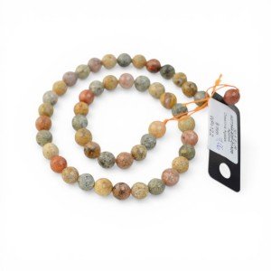 Gemstone beads for jewelry making: 8mm 1 strand Agate-Gemstone beads-Beads