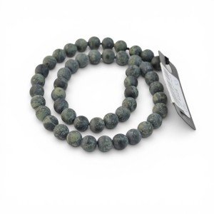Dark gemstone beads: jasper round beads 8 mm 1 strand-Gemstone beads-Beads