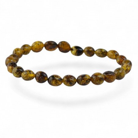 Polished Amber Bracelet: Luxury Baltic Gem Accessory-From Baltic amber-Bracelets