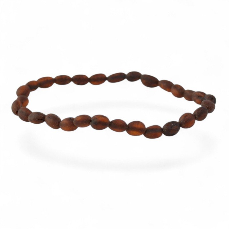 Unpolished Amber Bracelet: Luxury Baltic Gem Accessory-From Baltic amber-Bracelets
