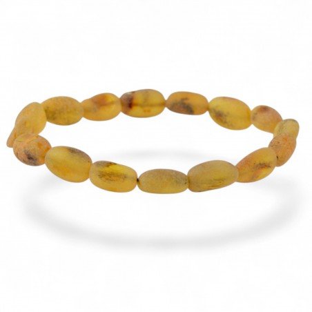 Amber Bracelet Natural Gem: Baltic Jewelry for Her - Love day gift-From Baltic amber-Bracelets