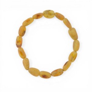 Amber Bracelet Natural Gem: Baltic Jewelry for Her - Love day gift-From Baltic amber-Bracelets