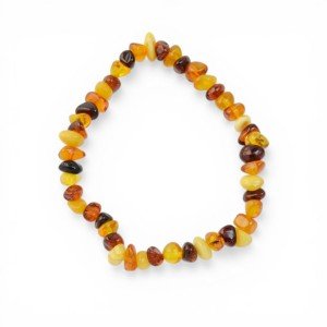 Multicolor Amber Bracelet for Women: Organic Baltic Design-From Baltic amber-Bracelets