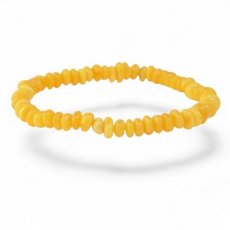 Amber Bracelet Simple Style: Natural Baltic Jewelry Gift-From Baltic amber-Bracelets