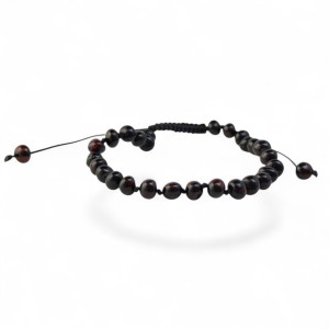 Adjustable Baltic amber bracelet for women or men-From Baltic amber-Bracelets