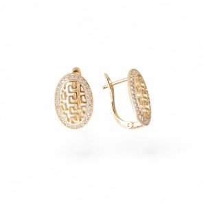 18k Gold Plated Earrings – Stylish Women Jewelry