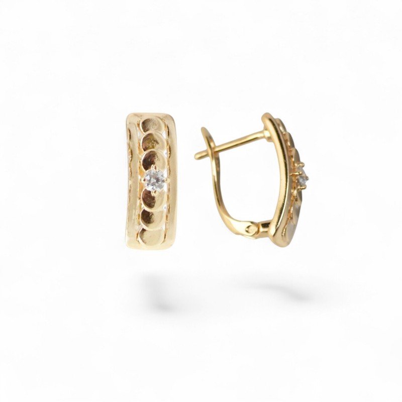 18k Gold Plated Earrings – Elegant Women Accessory