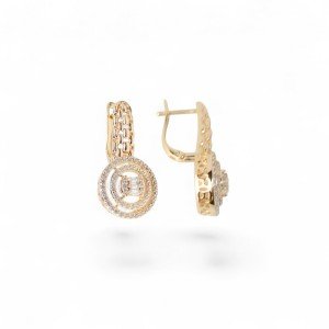 18k Gold Plated Earrings – Classic Special Moment Gift