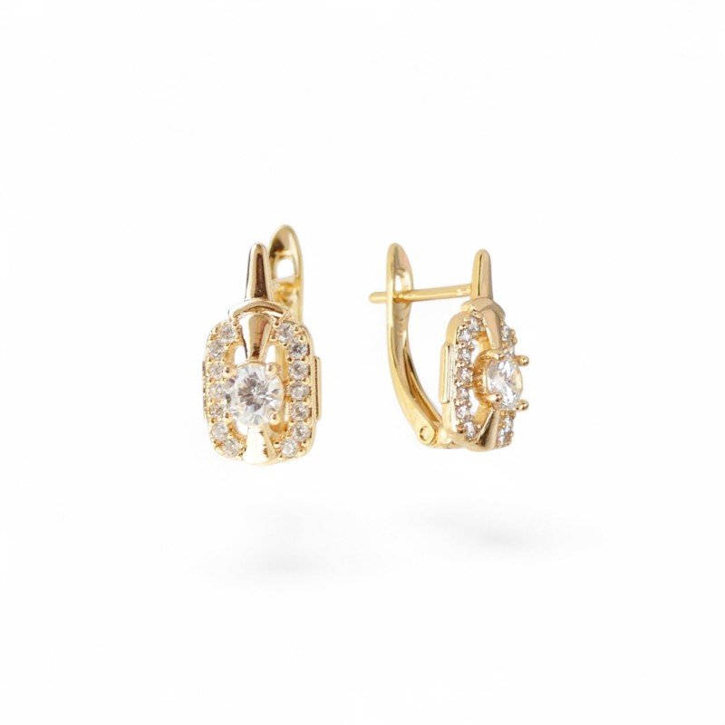 18k Gold Plated Earrings – Anniversary Gift for Her