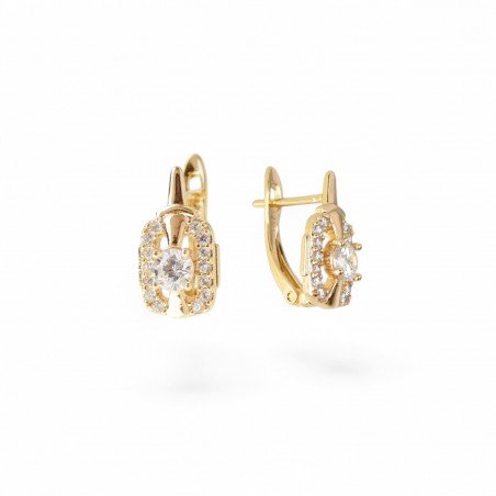 18k Gold Plated Earrings – Anniversary Gift for Her
