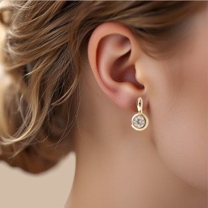 Gold Plated Earrings for Timeless Style Special Moment Gift