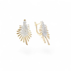 18k Gold Plated Earrings – Anniversary Elegant Gift-Earrings-Jewelry for women